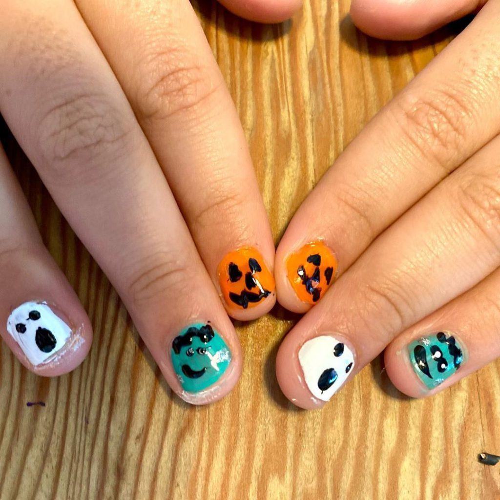 100 Easy Halloween Nails Art Ideas For Your Inspirations 100