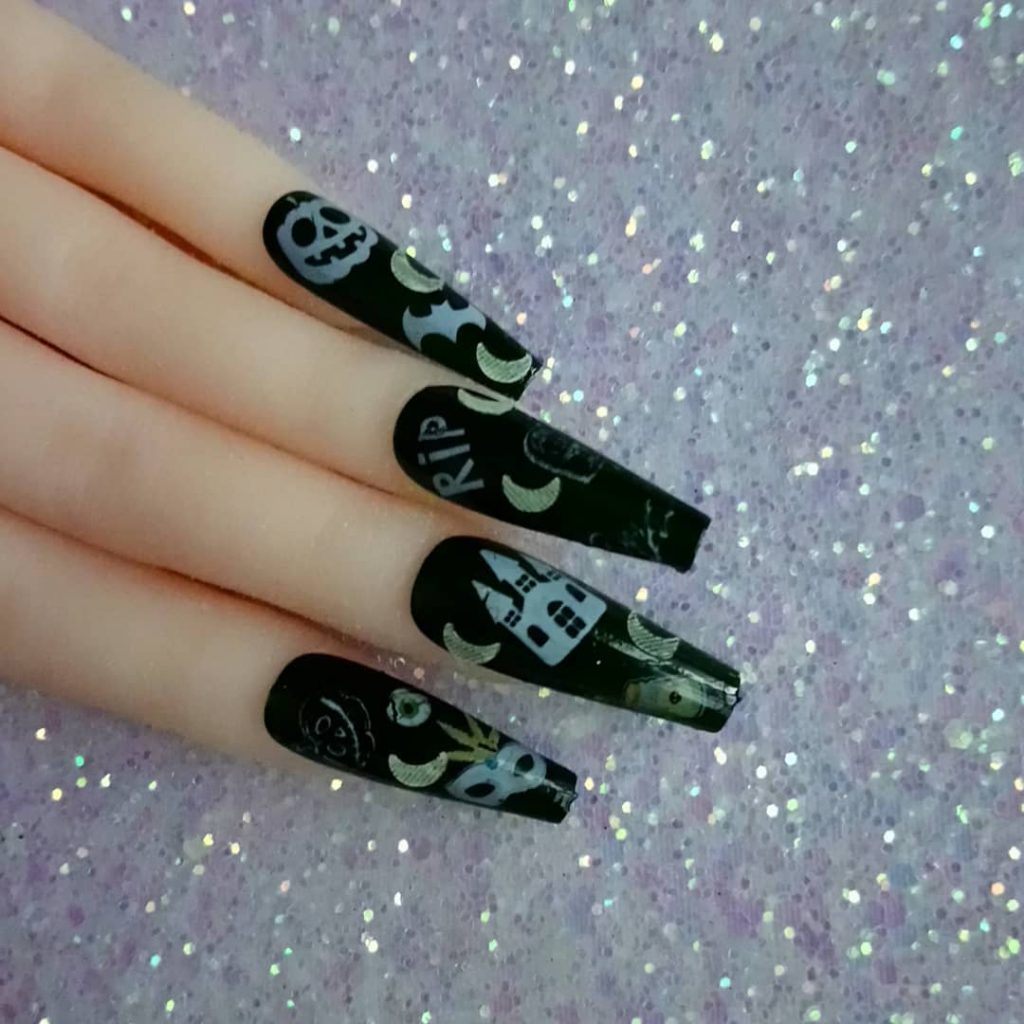 100 Easy Halloween Nails Art Ideas For Your Inspirations 11