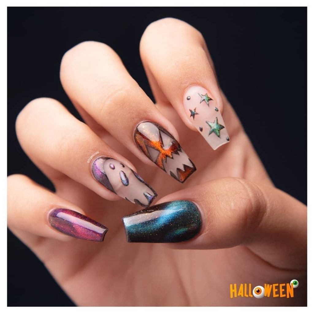 100 Easy Halloween Nails Art Ideas For Your Inspirations 12