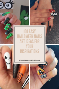 100 Easy Halloween Nails Art Ideas For Your Inspirations