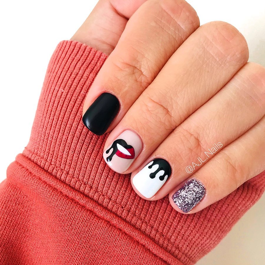 100 Easy Halloween Nails Art Ideas For Your Inspirations 21