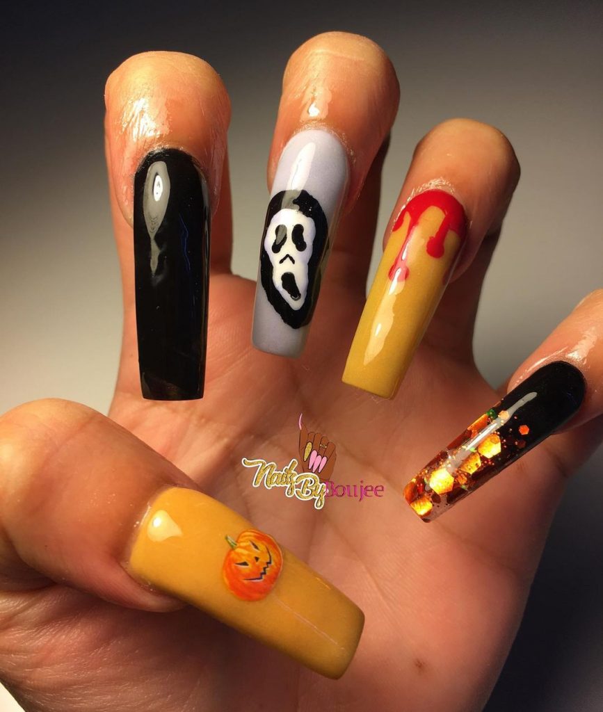 100 Easy Halloween Nails Art Ideas For Your Inspirations 26