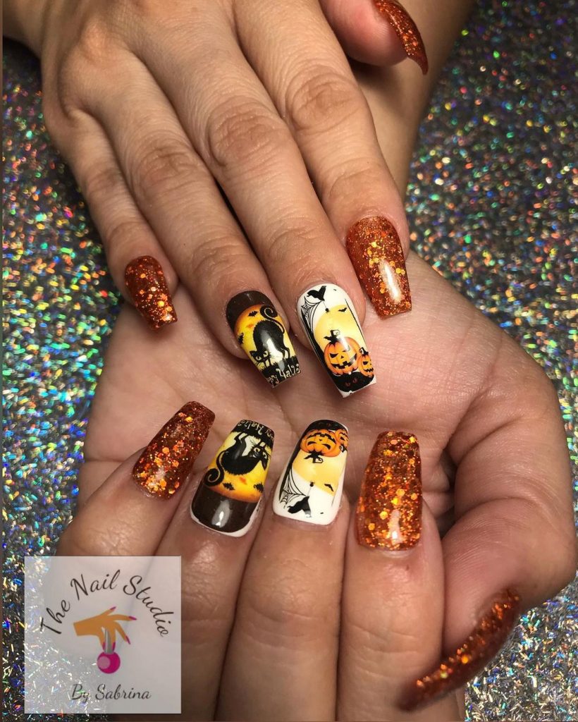 100 Easy Halloween Nails Art Ideas For Your Inspirations 36