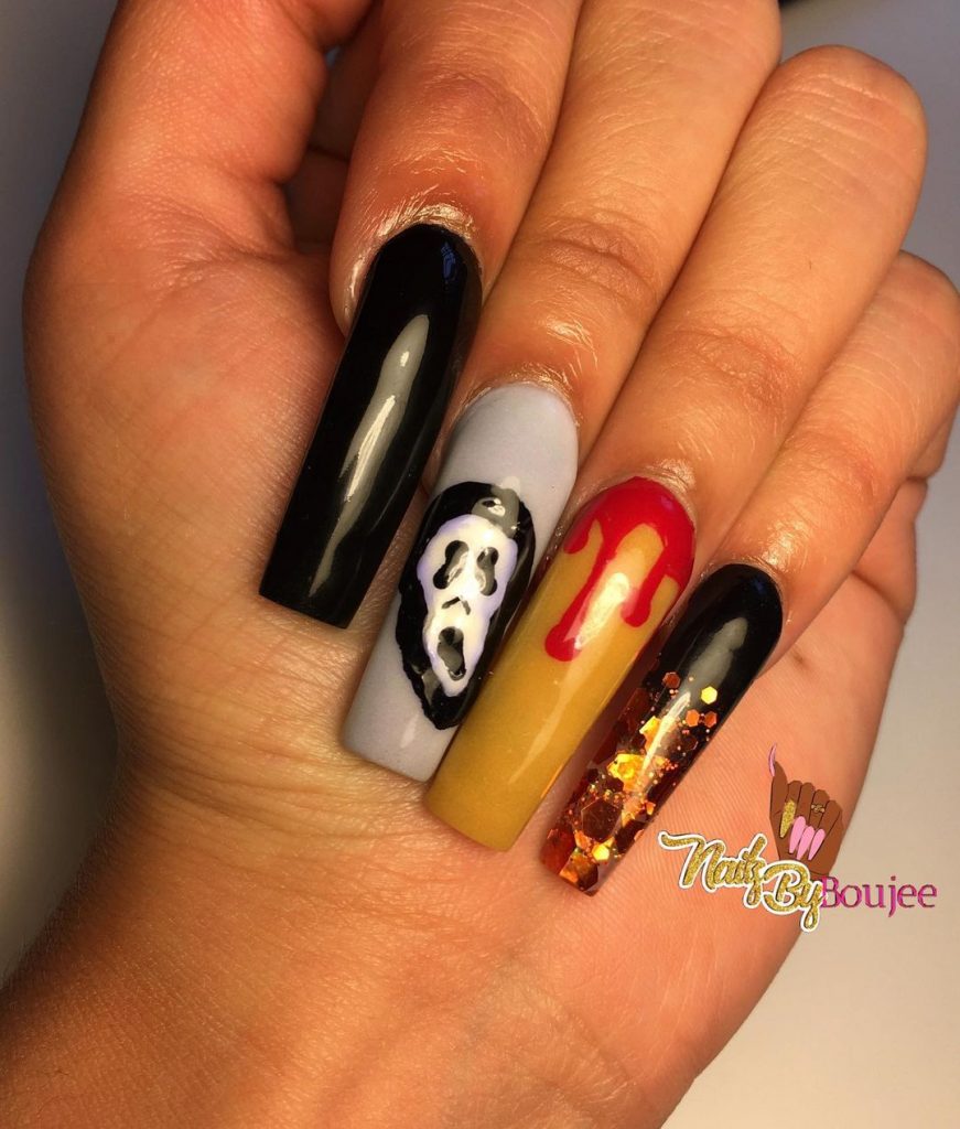 100 Easy Halloween Nails Art Ideas For Your Inspirations 47