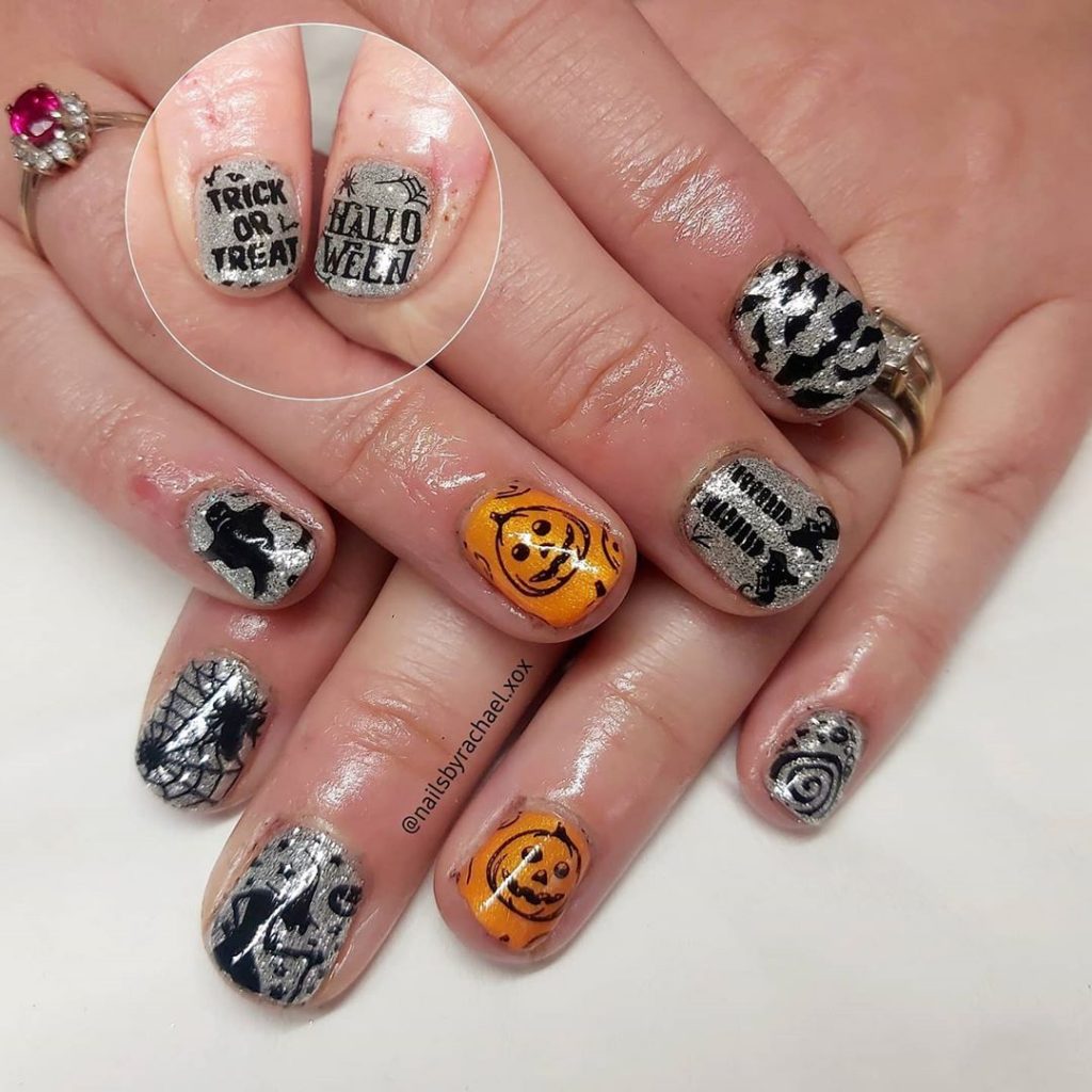 100 Easy Halloween Nails Art Ideas For Your Inspirations 48