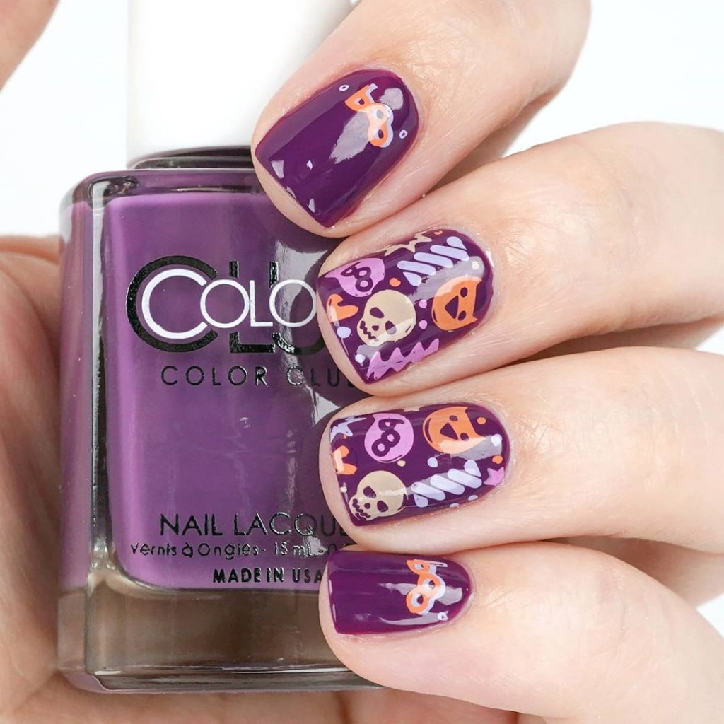 100 Easy Halloween Nails Art Ideas For Your Inspirations 61