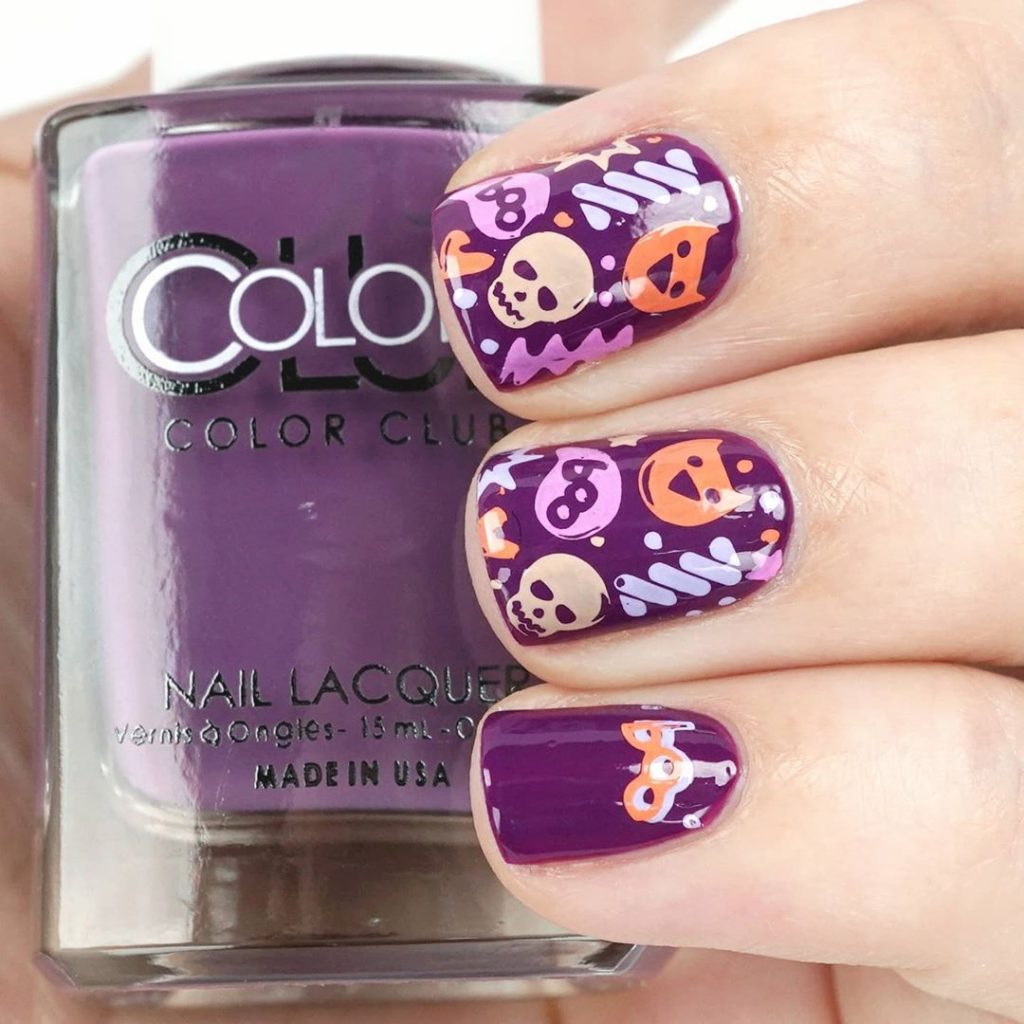 100 Easy Halloween Nails Art Ideas For Your Inspirations 67