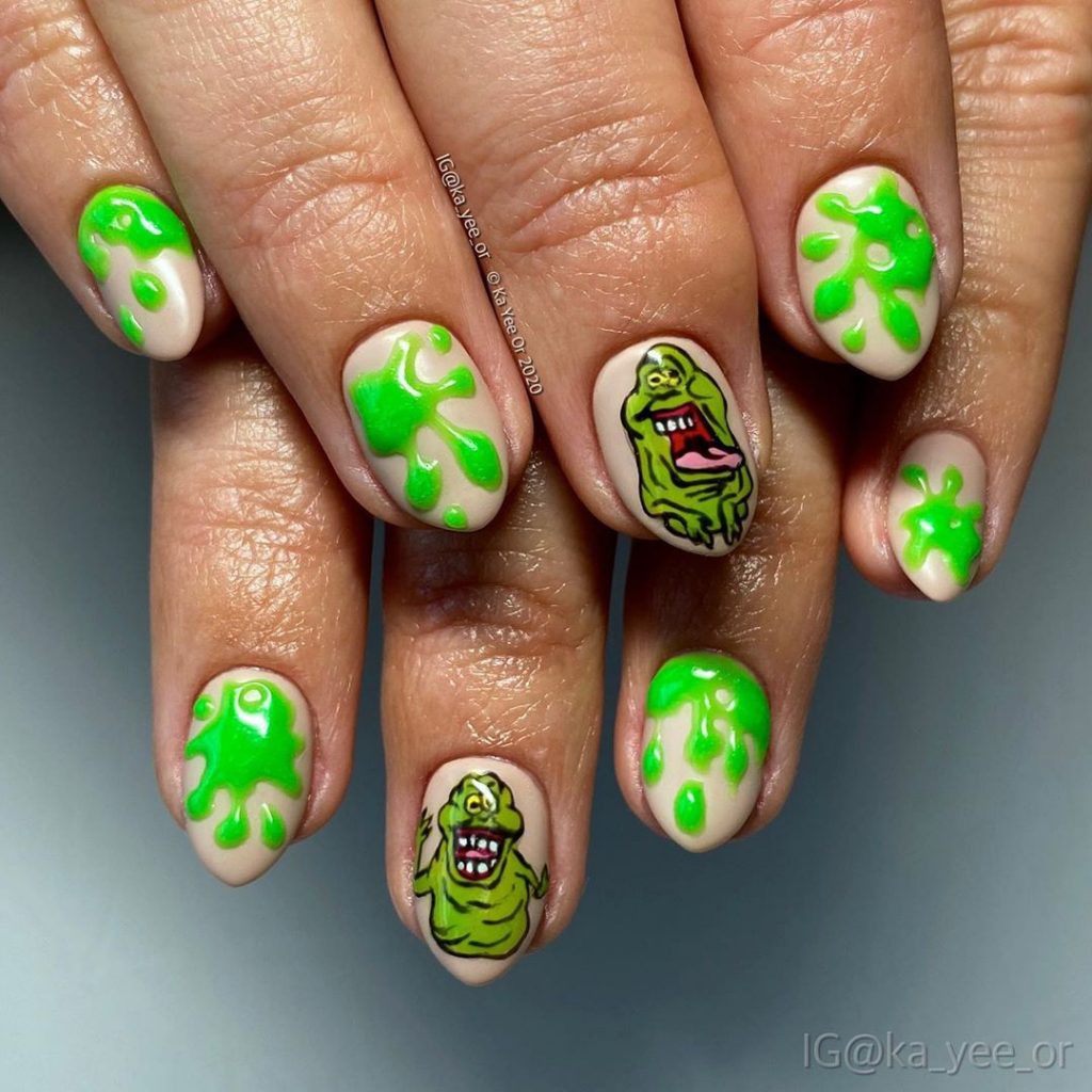 100 Easy Halloween Nails Art Ideas For Your Inspirations 68