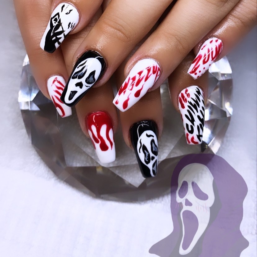 100 Easy Halloween Nails Art Ideas For Your Inspirations 72