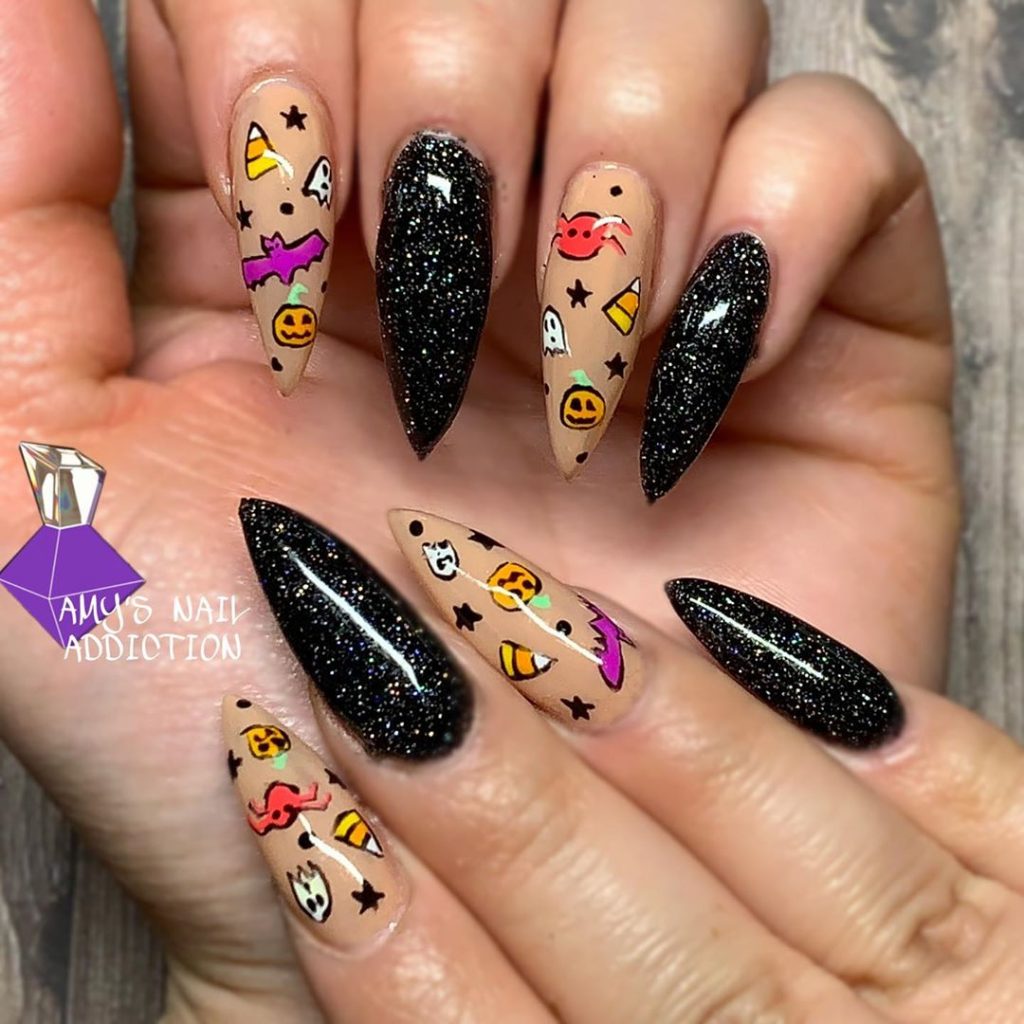 100 Easy Halloween Nails Art Ideas For Your Inspirations 79