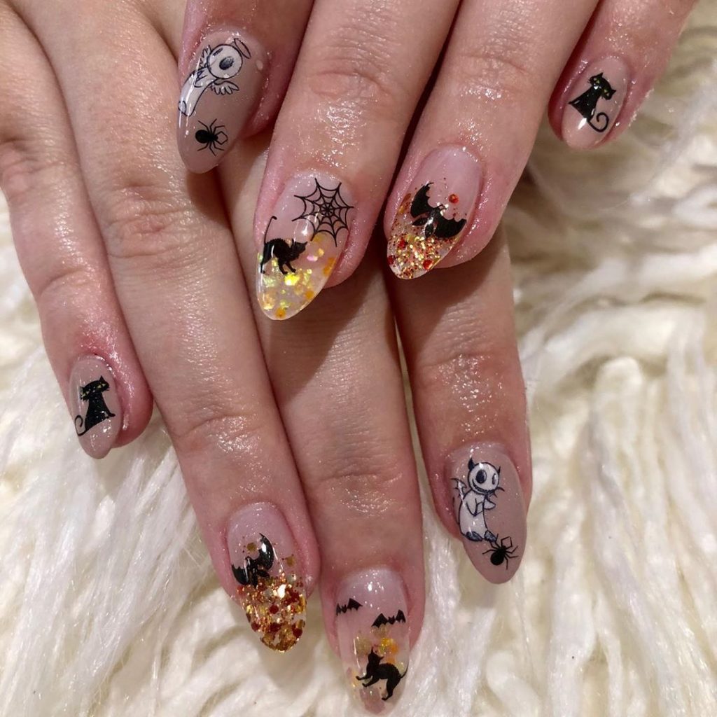 100 Easy Halloween Nails Art Ideas For Your Inspirations 87