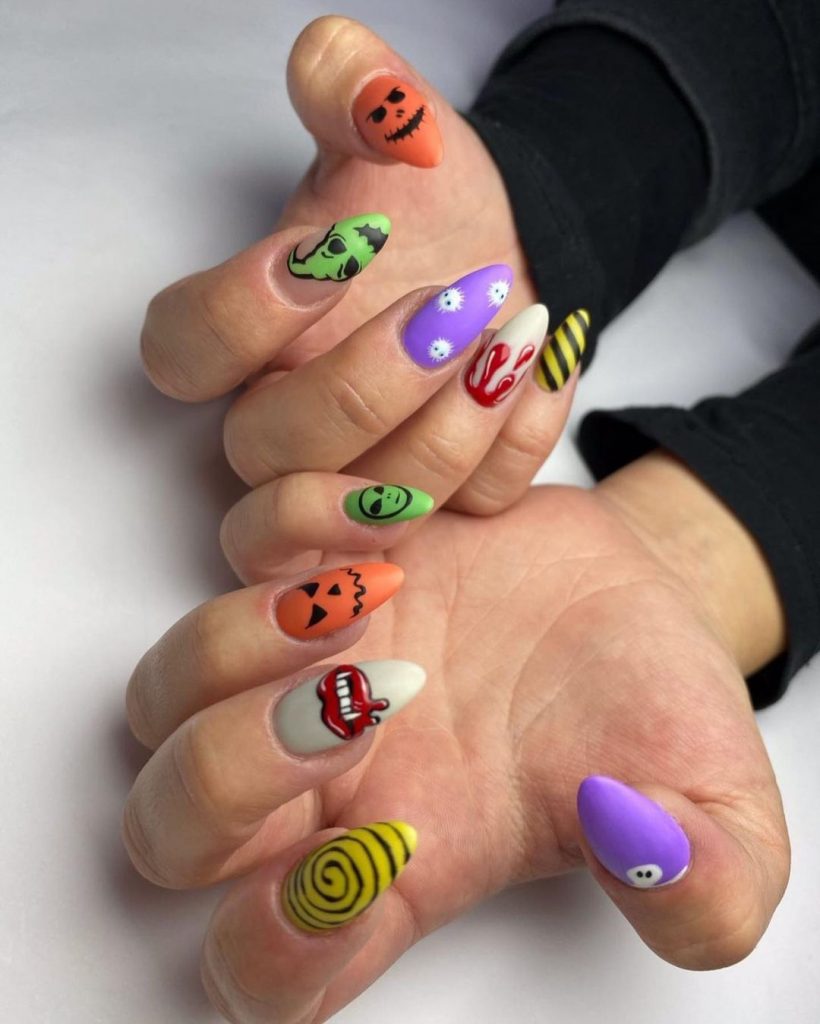 100 Easy Halloween Nails Art Ideas For Your Inspirations 9