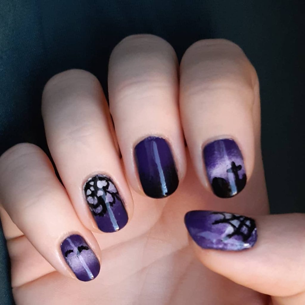 100 Easy Halloween Nails Art Ideas For Your Inspirations 97