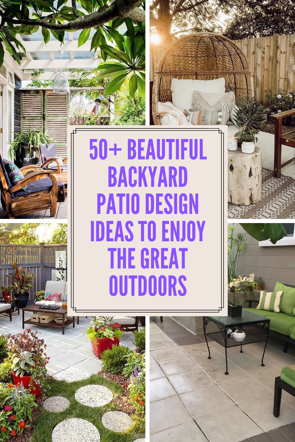 50 Beautiful Backyard Patio Design Ideas To Enjoy The Great Outdoors Pinmomstuff