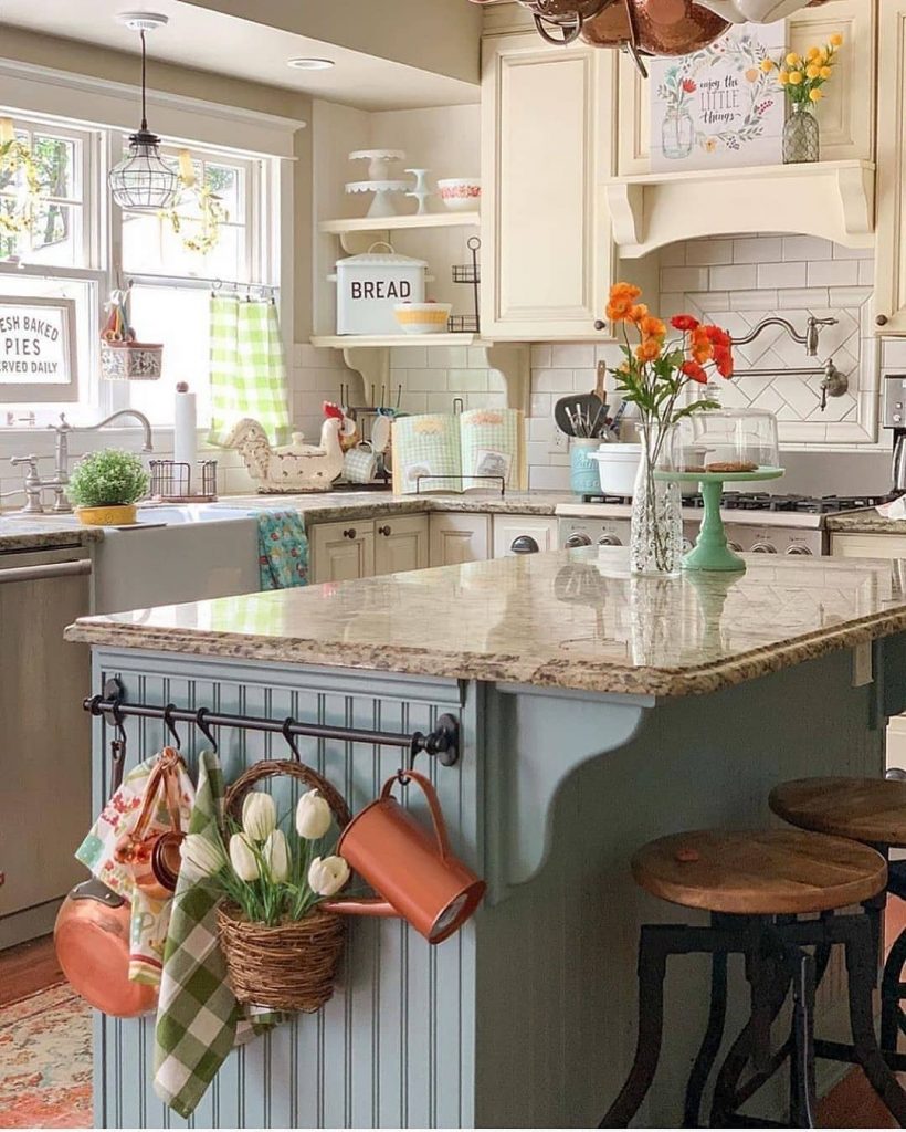 60 Timeless And Classics Country Farmhouse Kitchen Design Ideas 25