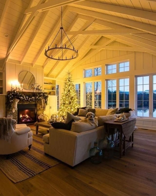 100 Cozy Farmhouse Christmas Decor Ideas To Makes Your Home Feel Warm 20