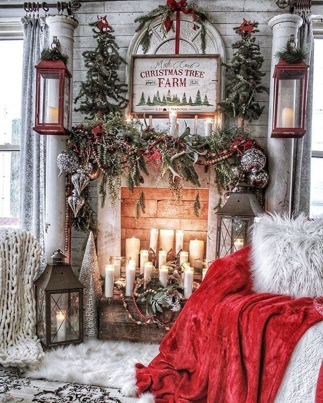 100 Cozy Farmhouse Christmas Decor Ideas To Makes Your Home Feel Warm 65