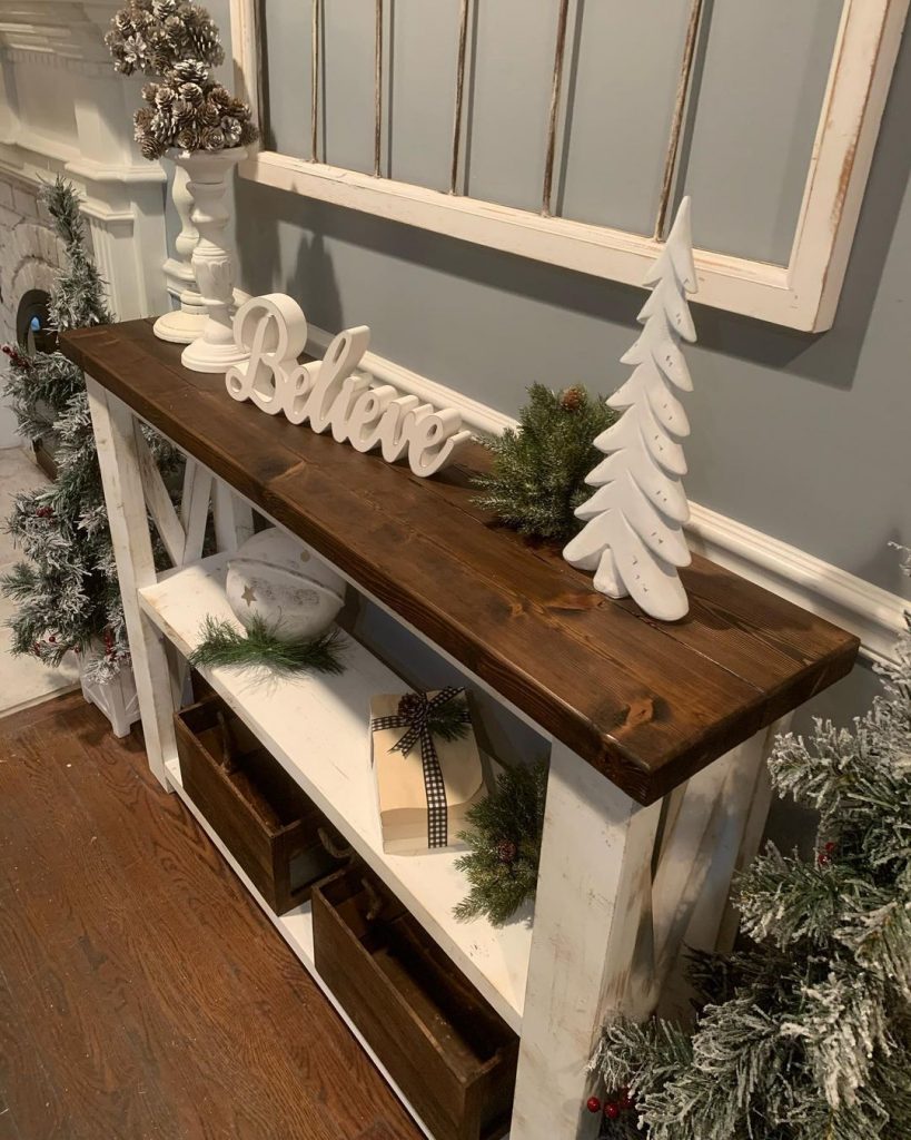 100 Cozy Farmhouse Christmas Decor Ideas To Makes Your Home Feel Warm 87