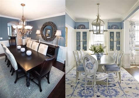 Chic Blue Christmas Dining Room Ideas For Inspiration 21