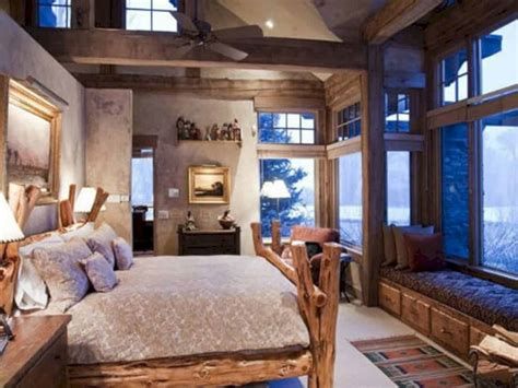 Cozy Rustic Bedroom Interior Designs For This Winter 41