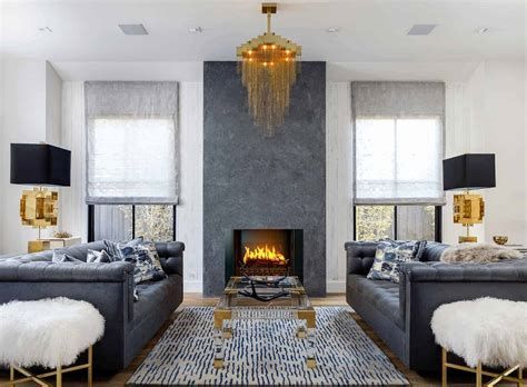 30+ Cool Living Room Design Ideas With Fireplace To Keep You Warm This Winter