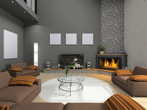 Living Room Design Ideas With Fireplace 18