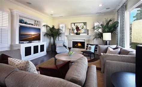 Living Room Design Ideas With Fireplace 19