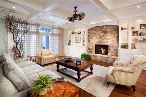 Living Room Design Ideas With Fireplace 22