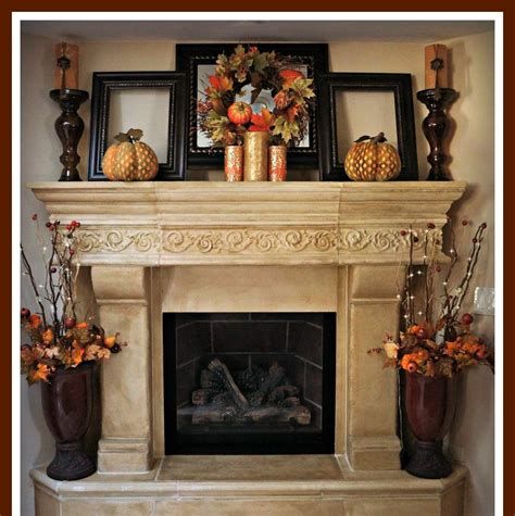 Marvelous Rustic Christmas Fireplace Mantel Decorating Ideas 10