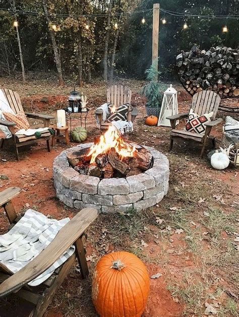 Perfect Fire Pit Design Ideas For Winter Season Decoration 27