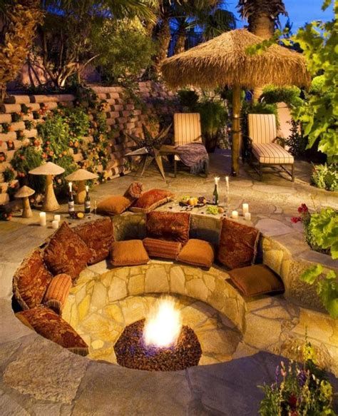 Perfect Fire Pit Design Ideas For Winter Season Decoration 35