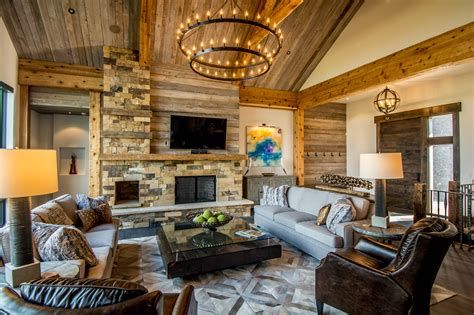 Warm Rustic Family Room Designs For The Winter 36