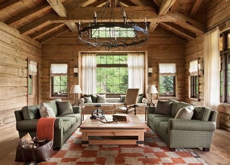 Warm Rustic Family Room Designs For The Winter 37