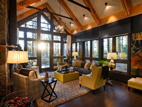 Warm Rustic Family Room Designs For The Winter 39