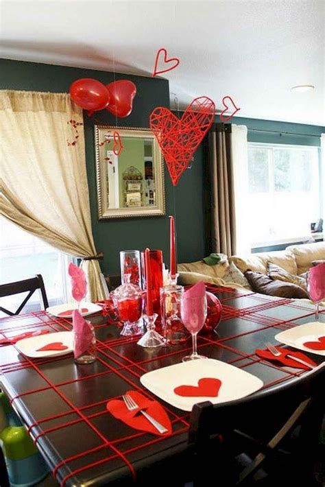 Adorable Valentine Dinner Decoration Ideas Ideas 40