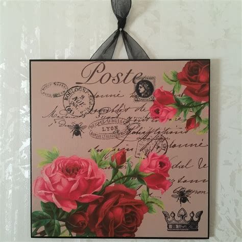 Comfy Shabby Chic Wall Signs Plaques Ideas 47
