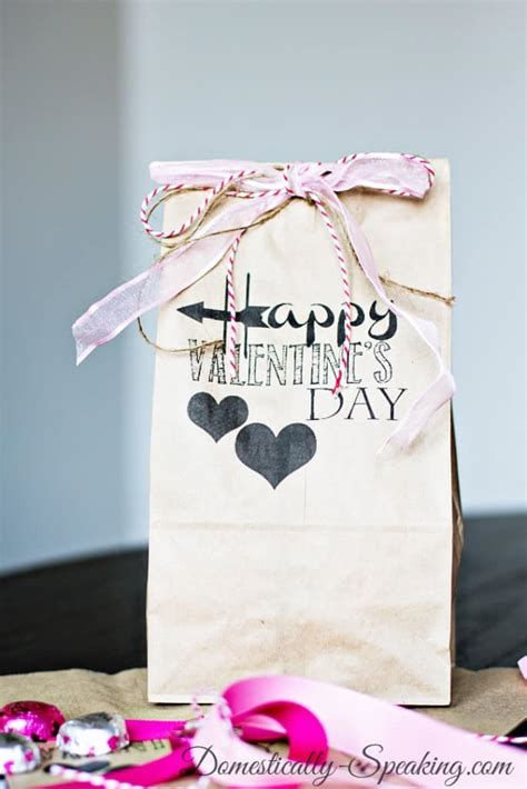 Cool Printable Valentine Bag Decorations Ideas 38