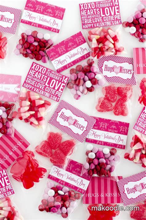 Cool Printable Valentine Bag Decorations Ideas 44