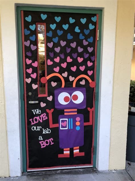 Cozy Valentines Day Classroom Door Decorations Ideas 02