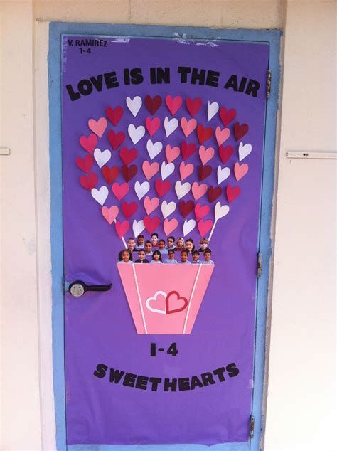 Cozy Valentines Day Classroom Door Decorations Ideas 07
