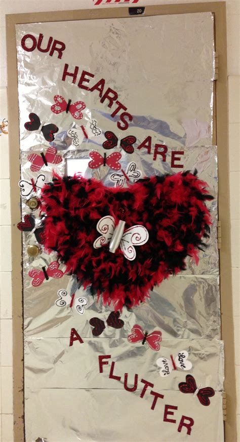 Cozy Valentines Day Classroom Door Decorations Ideas 10