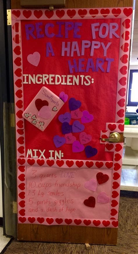 Cozy Valentines Day Classroom Door Decorations Ideas 26