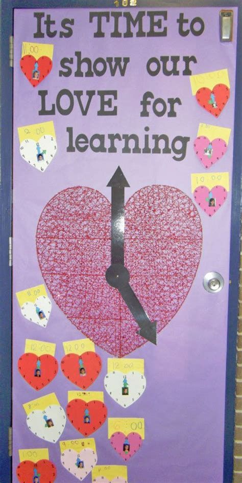 Cozy Valentines Day Classroom Door Decorations Ideas 43