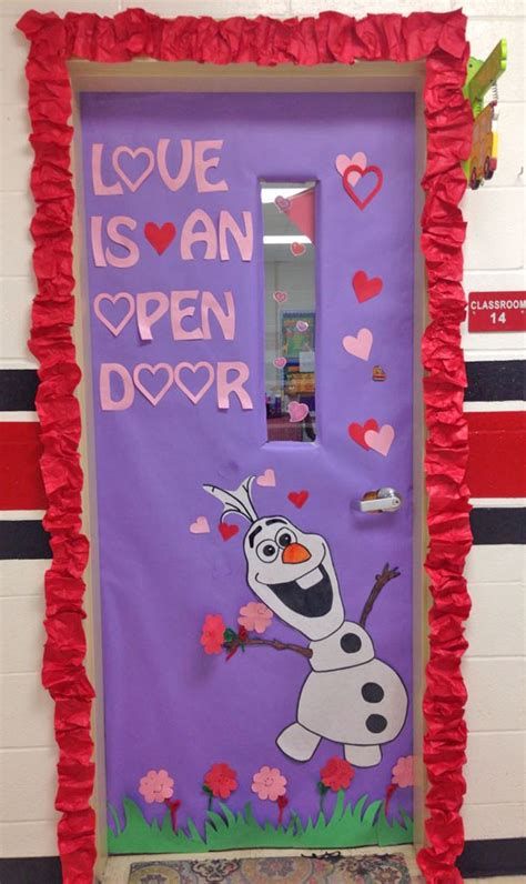 Cozy Valentines Day Classroom Door Decorations Ideas 44