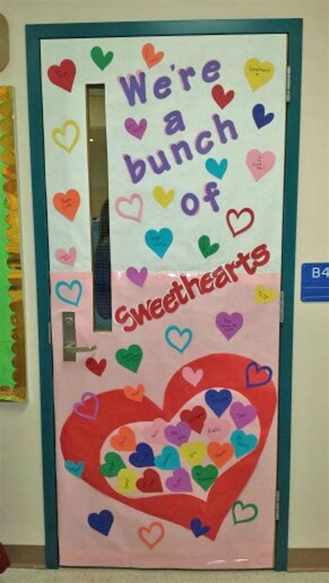 Cozy Valentines Day Classroom Door Decorations Ideas 45