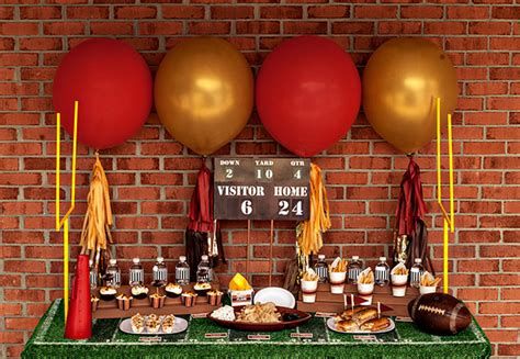 Adorable Super Bowl Table Decoration Ideas 35