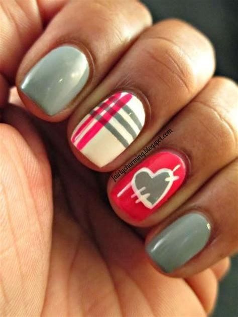 Beautiful Nail Designs For Valentines Day 36