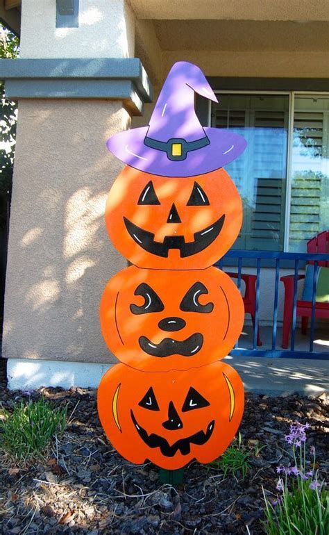 Beautiful Wooden Pumpkins For Yard 15