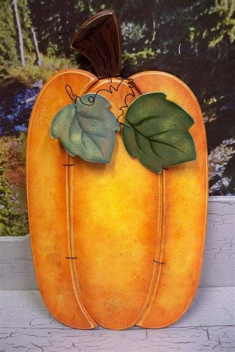 Beautiful Wooden Pumpkins For Yard 17