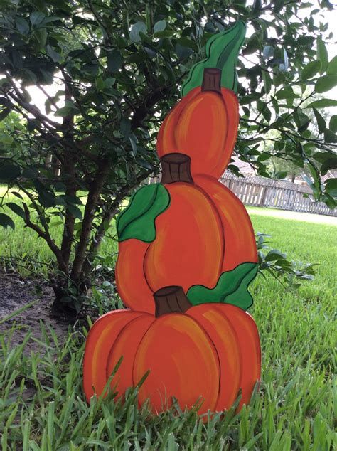 Beautiful Wooden Pumpkins For Yard 31